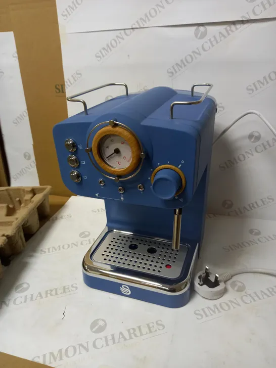 SWAN ESPRESSO COFFEE MAKER - SPRUCE BLUE