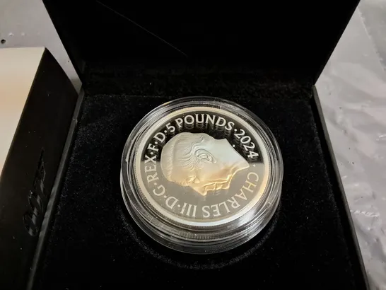 ROYAL MINT 2024 BOND 007 UK 2OZ SILVER PROOF COIN