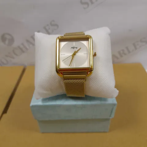 KETINY GOLD EFFECT BRACELET WATCH 