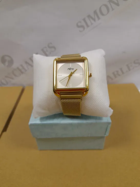 KETINY GOLD EFFECT BRACELET WATCH 