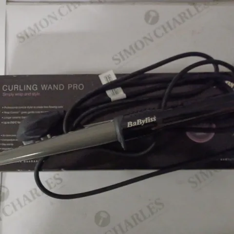 BOXED BABYLISS CURLING WAND PRO 2285CU