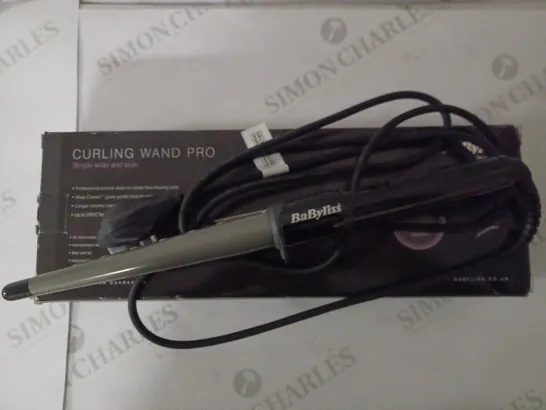 BOXED BABYLISS CURLING WAND PRO 2285CU