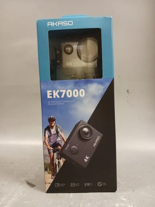 BOXED AKASO EK7000 4K WIFI ACTION CAMERA 