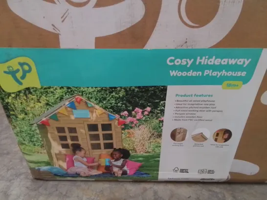 TP COSY HIDEAWAY WOODEN PLAYHOUSE 