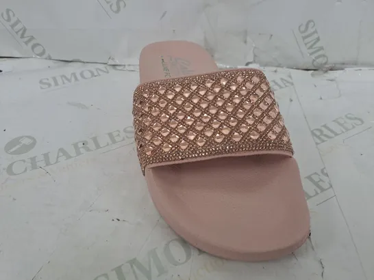 SKECHERS POP UPS SLIDE SANDAL IN ROSE GOLD COLOUR - SIZE UK 3