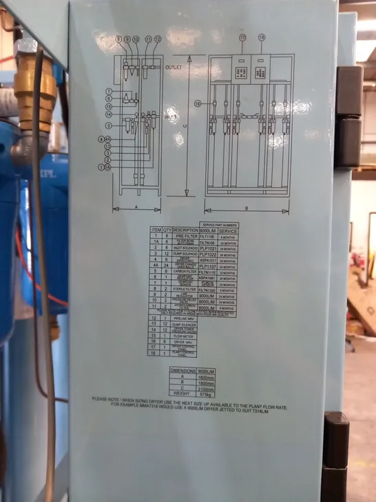 MMPL MEDICAL GAS AIR PLANT ROOM VACUUM