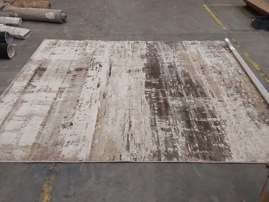 RAGOLLE GALLERIA ABSTRACT RUG - BROWN// SIZE: 280 X 380cm