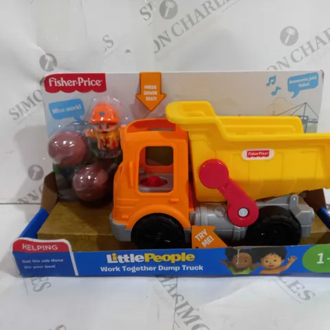 FISHER PRICE LITTLE PEOPLE WORK TOGETHER DUMP TRUCK 