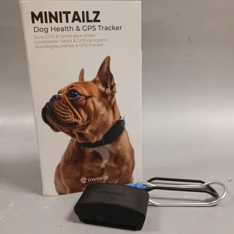 BOXED INVOXIA MINITAILZ DOG HEALTH & GPS TRACKER 