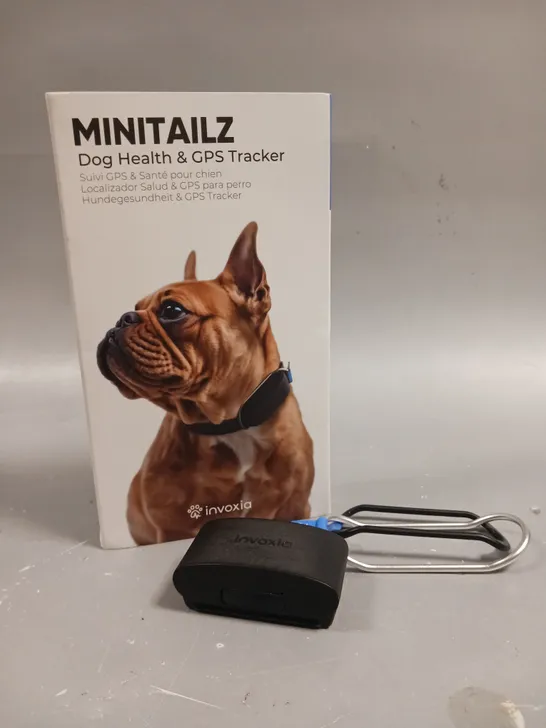 BOXED INVOXIA MINITAILZ DOG HEALTH & GPS TRACKER 