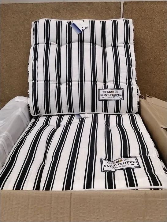 BOX OF 8 SAINT TROPEZ SEAT CUSHIONS