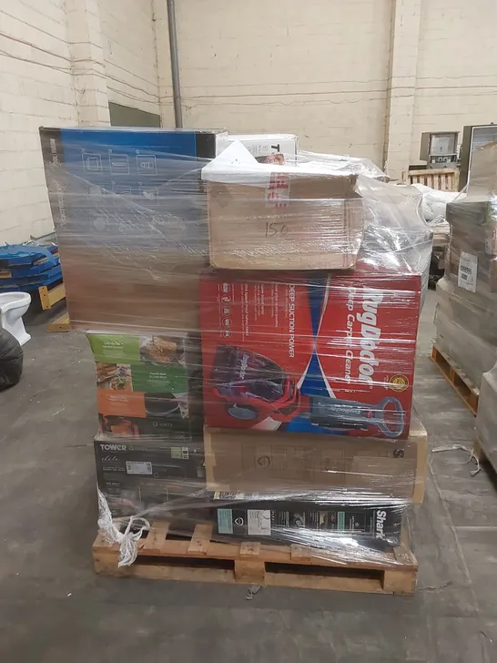 PALLET OF APPROXIMATELY 22 UNPROCESSED RAW RETURN HOUSEHOLD AND ELECTRICAL GOODS TO INCLUDE;