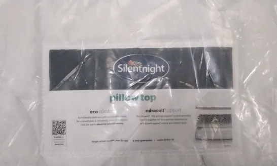 QUALITY BAGGED SILENTNIGHT PILLOW TOP DOUBLE 4'6" MATTRESS 