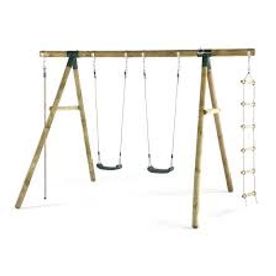 GIBBON WOODEN GARDEN SWING SET