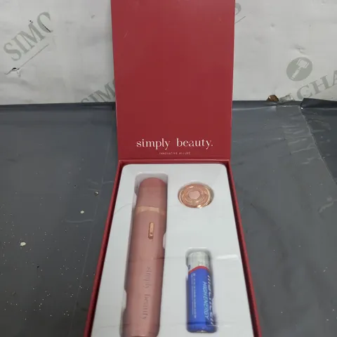 BOXED SIMPLY BEAUTY SINGLE HAIR EPILATOR IN ROSE GOLD