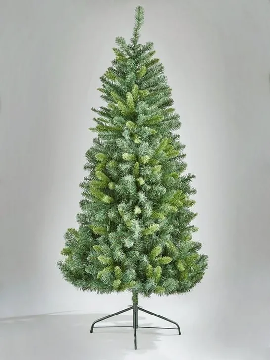 BOXED 6FT SPACE SAVING HALF TREE - COLLECTION ONLY RRP £49.99