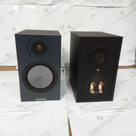 MONITOR AUDIO BRONZE 50 SPEAKER PAIR - BLACK 