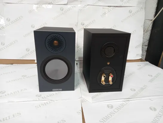 MONITOR AUDIO BRONZE 50 SPEAKER PAIR - BLACK 