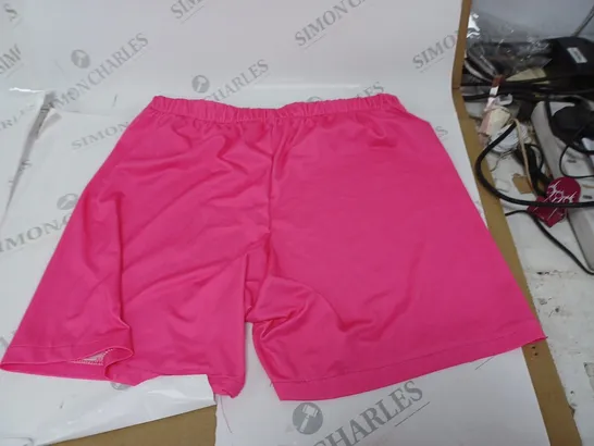 HOT PINK SHORTS SIZE L