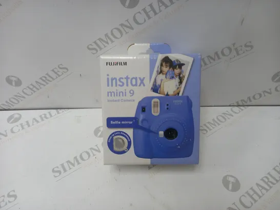 BRAND NEW BOXED FUJIFILM INSTAX MINI 9 INSTANT CAMERA - BLUE