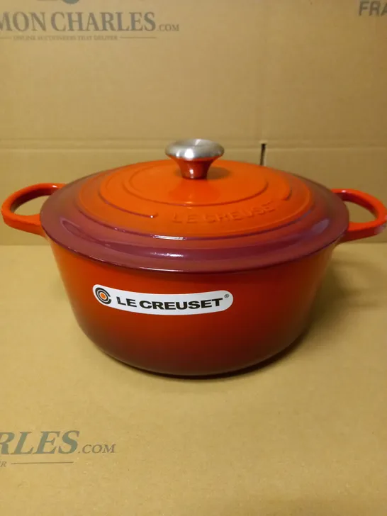 LE CREUSET CAST IRON CASSEROLE POT