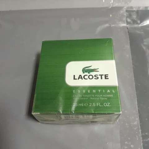 BOXED AND SEALED LACOSTE ESSENTIAL EAU DE TOILETTE 75ML 