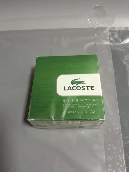 BOXED AND SEALED LACOSTE ESSENTIAL EAU DE TOILETTE 75ML 