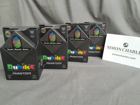 LOT OF 4 BOXED BRAND NEW RUBIKS PHANTOMS