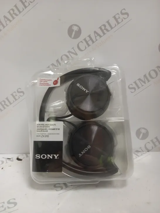 BOXED SONY MDR-ZX310 OVER-EAR HEADPHONES IN BLACK