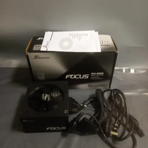 SEASONIC FOCUS PX-650 POWER SUPPLY FULLY MODULAR HYBRID FAN CONTROL