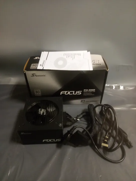 SEASONIC FOCUS PX-650 POWER SUPPLY FULLY MODULAR HYBRID FAN CONTROL