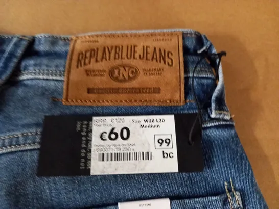 REPLAY ANBASS SLIM JEANS - W30 L30