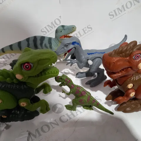 LOT OF ASSORTED DINO TOYS
