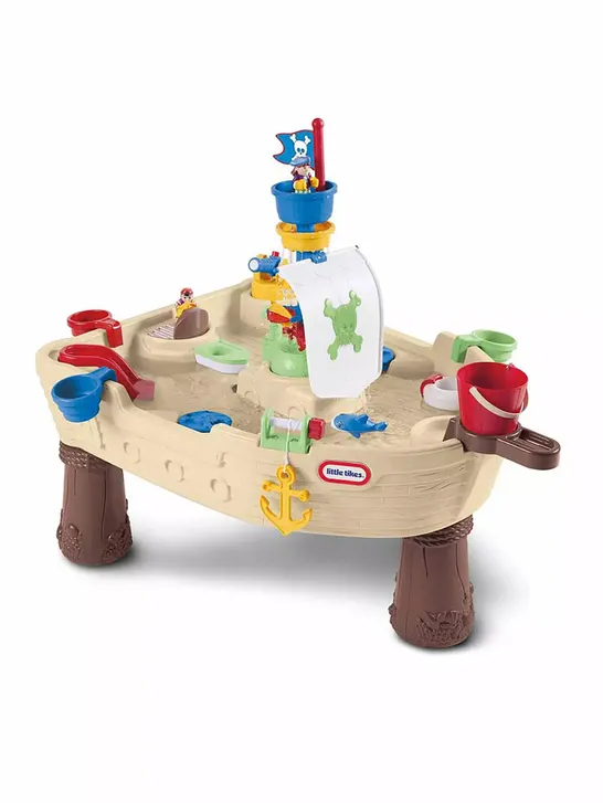 BOXED LITTLE TIKES ANCHORS AWAY PIRATE SHIP WATER TABLE - COLLECTION ONLY RRP £110