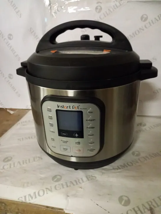 INSTANT POT DUO NOVA MULTI USE PRESSURE COOKER