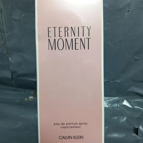 BOXED AND SEALED ETERNITY MOMENT EAU DE PARFUM CALVIN KLEIN 100ML