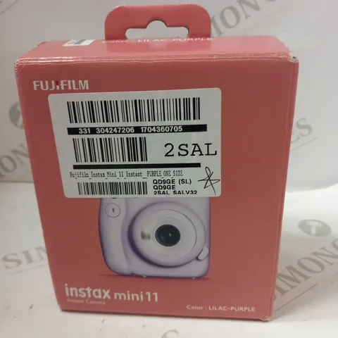 BOXED FUJIFILM INSTAX MINI 11 INSTANT CAMERA