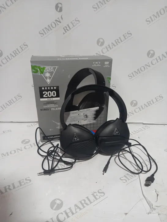 BOXED TURTLE BEACH RECON 200 GAMING HEADSET 