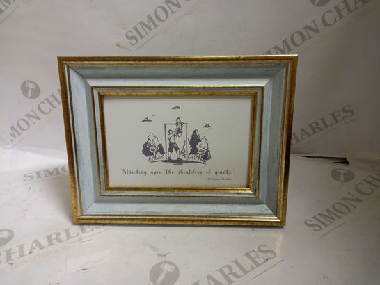 LOT OF 2X A THOUSAND WORDS FATHER & SON FRAMED GIFT