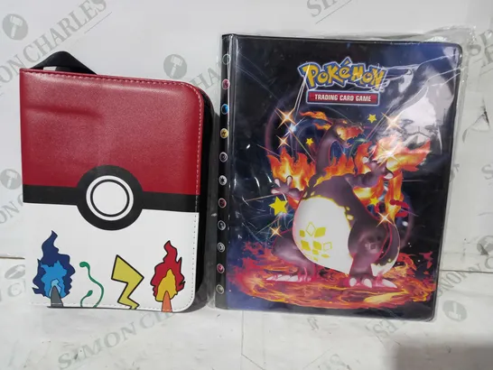 LOT OF 2 POKÉMON TRADING CARD GAME COLLECTION FOLDERS