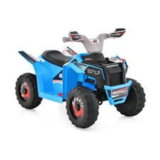 BOXED COSTWAY KIDS RIDE ON ATV WITH DIRECTION CONTROL LARGE SEAT - BLUE