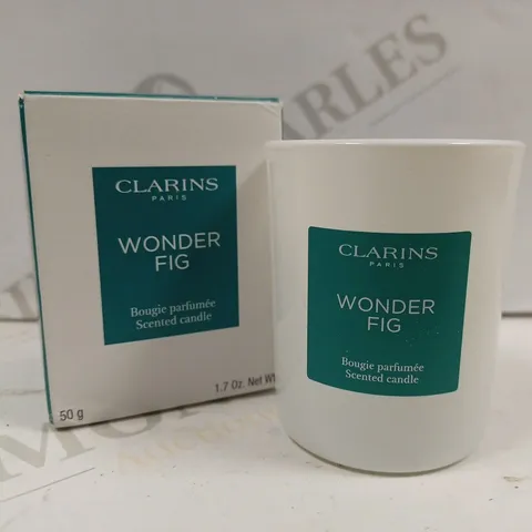 CLARINS PARIS WONDER FIG SCENTED CANDLE 50G 