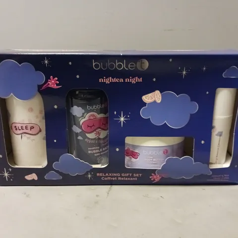 BUBBLET NIGHTEA LAVENDER & LEMON MOISTURIZING SLEEP RELAXING GIFT SET