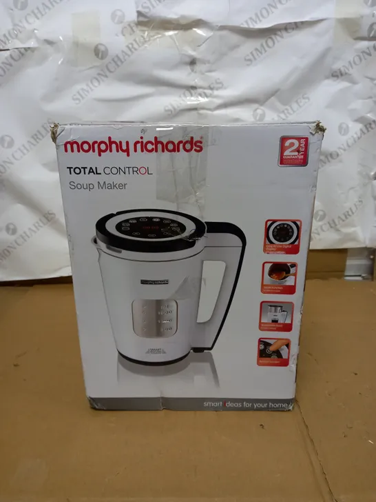 MORPHY RICHARDS TOTAL CONTROL SOUP MAKER