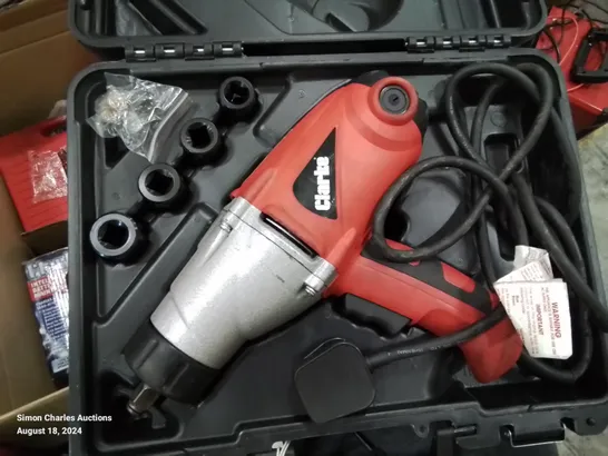 BOXED CLARKE CEW1000 1/2" DRIVE 450NM IMPACT WRENCH (230V) BACK TO PRODUCT LIST