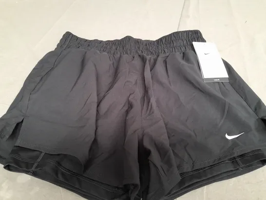 NIKE DRI FIT BLACK WOMENS SHORTS - SMALL