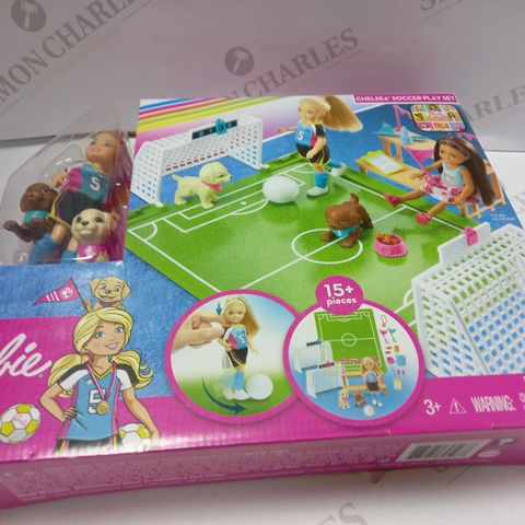 barbie football play set