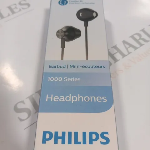 BOXED PHILIPS EARBUD 1000 SERIES HEADPHONES