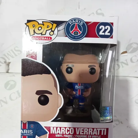 FUNKO POP FOOTBALL PARIS SAINT GERMAIN 22 MARCO VERRATTI VINYL FIGURE