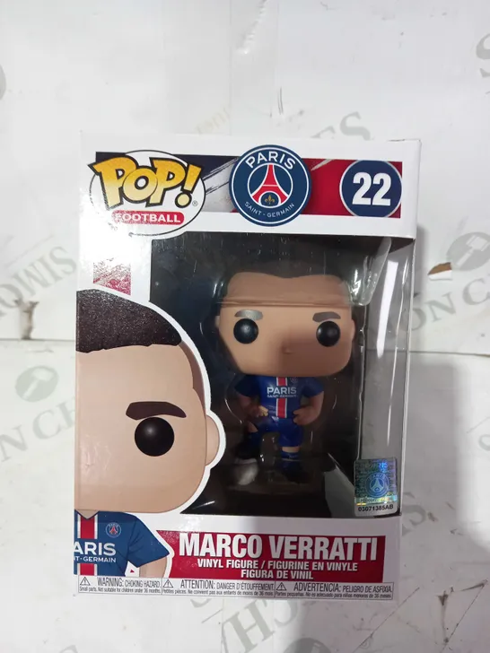 FUNKO POP FOOTBALL PARIS SAINT GERMAIN 22 MARCO VERRATTI VINYL FIGURE